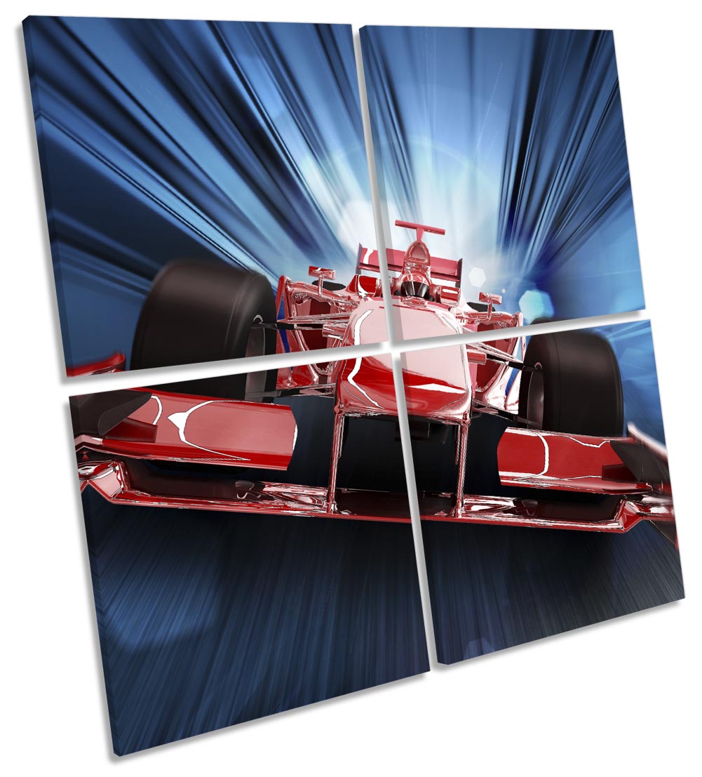 Formula One F1 Race Car Picture MULTI CANVAS WALL ART Square | eBay