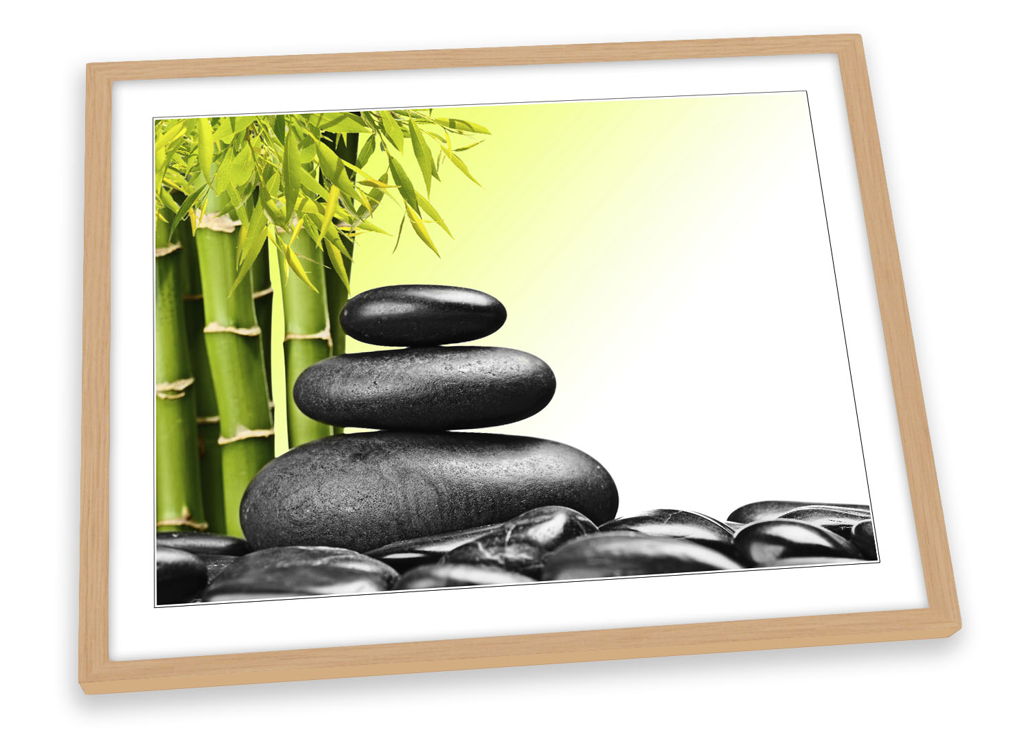 Zen / spa stones with flowers Poster