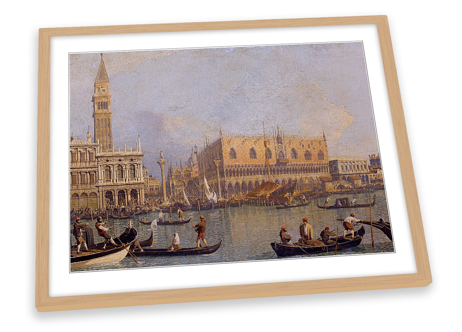 Canaletto View of the Ducal Palace in Venice FRAMED ART PRINT Picture Artwork