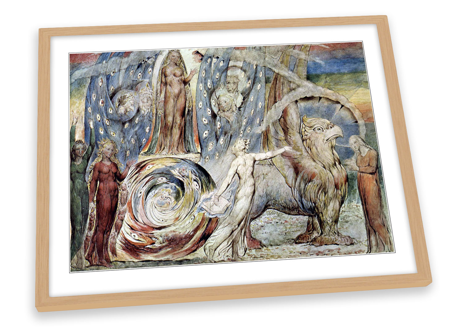 William Blake Beatrice FRAMED ART PRINT Picture Poster Artwork eBay