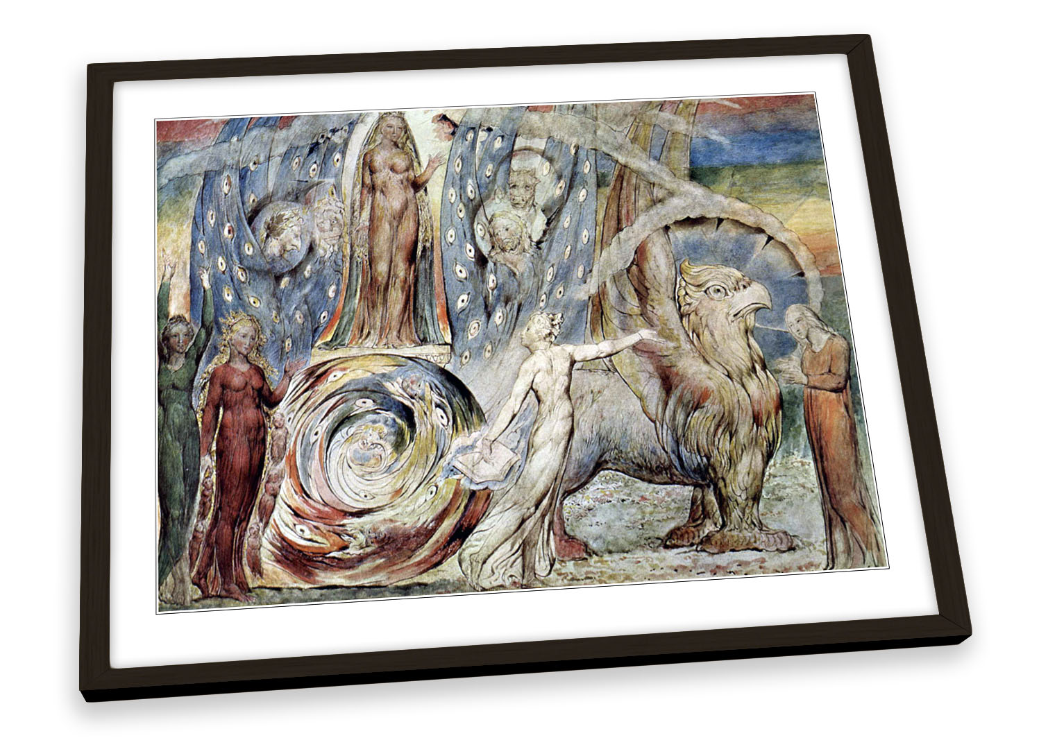 William Blake Beatrice FRAMED ART PRINT Picture Poster Artwork eBay