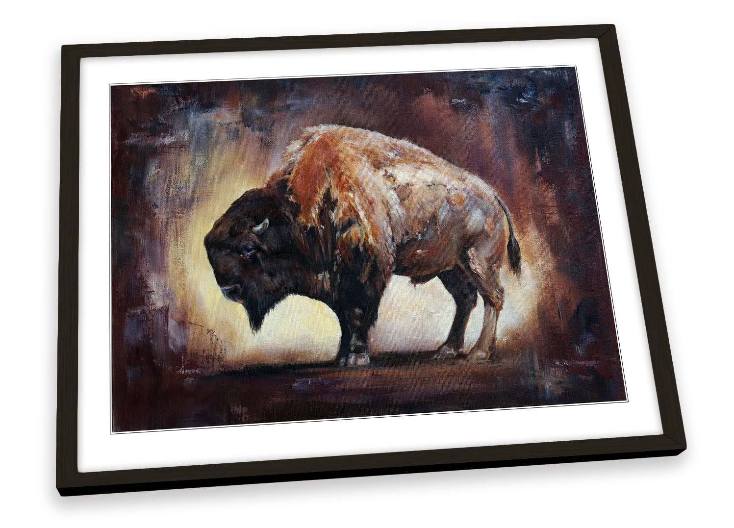 Buffalo Bison Brown FRAMED ART PRINT Picture Poster Artwork | eBay