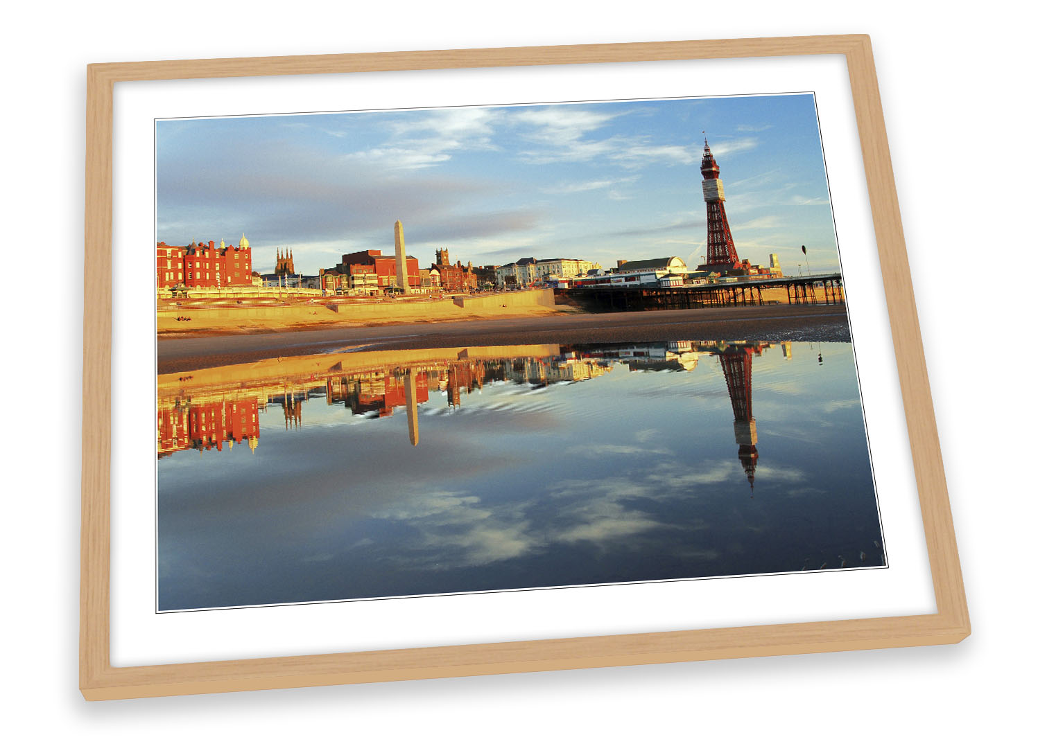 Blackpool Tower City FRAMED ART PRINT Picture Poster Artwork - Picture 3 of 5