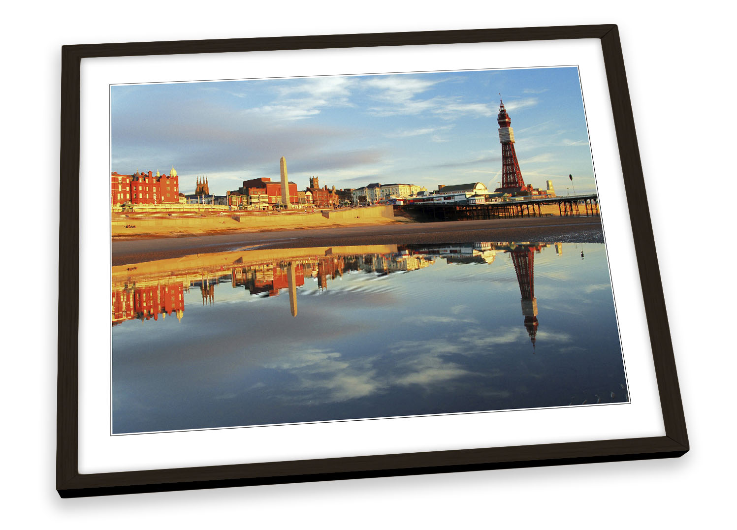 Blackpool Tower City FRAMED ART PRINT Picture Poster Artwork - Picture 2 of 5