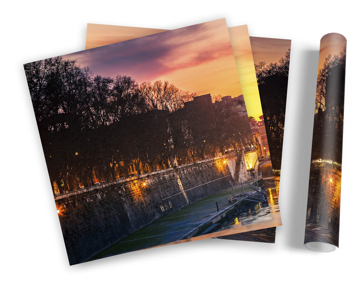 St Peters Cathedral Rome Italy FRAMED ART PRINTS SET Picture Poster Square - Picture 5 of 5